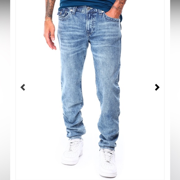 💙TRUE RELIGION Rocco Sn Flap Relaxed Skinny Jean - Picture 10 of 15